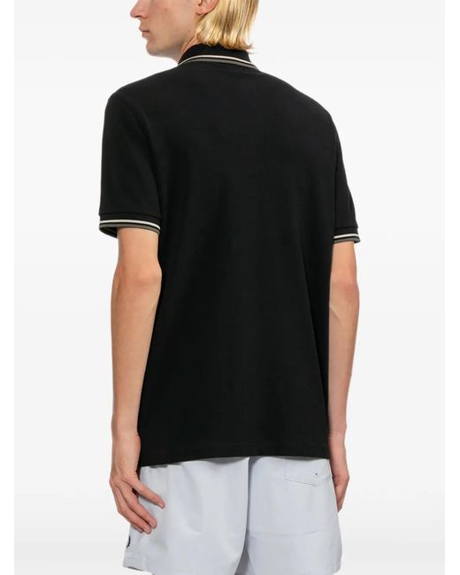 Fred Perry Black Twin Tipped Polo Shirt for men