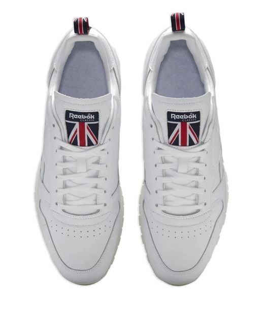 Reebok White Cl /Vector" Sneakers