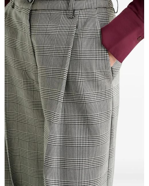 Pantaloni A Quadri di Essentiel Antwerp in Gray
