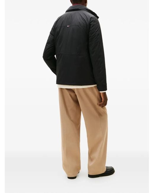 Tommy Hilfiger Black Multi-Pockets Military Jacket for men