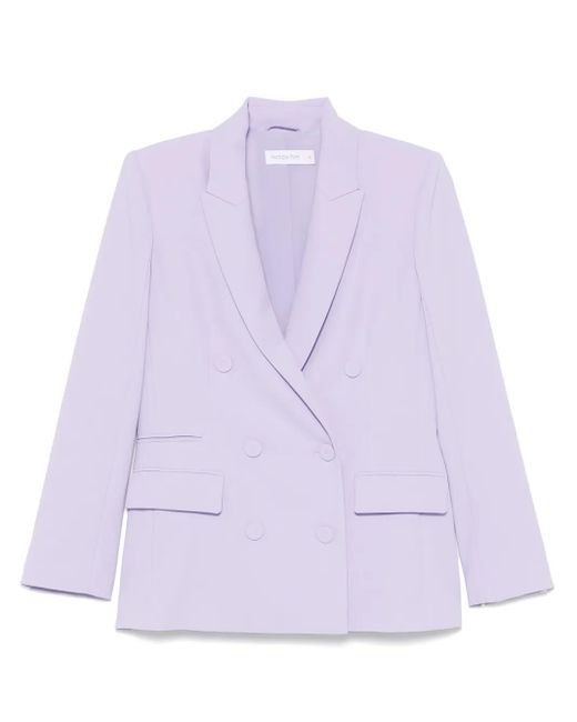 Patrizia Pepe Purple Crepe Blazer
