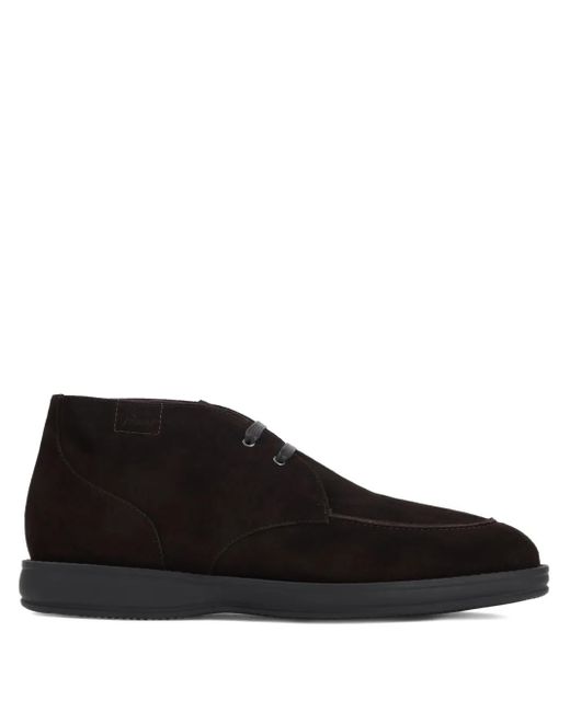 Polacchini Stringati di Brioni in Black da Uomo