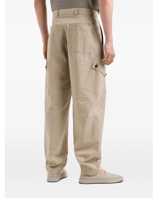 Giorgio Armani Natural Cargo Trousers for men