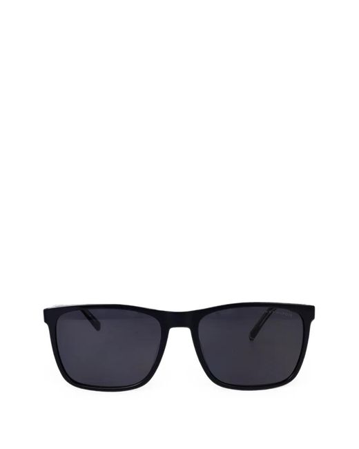 Tommy Hilfiger Blue Rectangle-Frame Sunglasses for men
