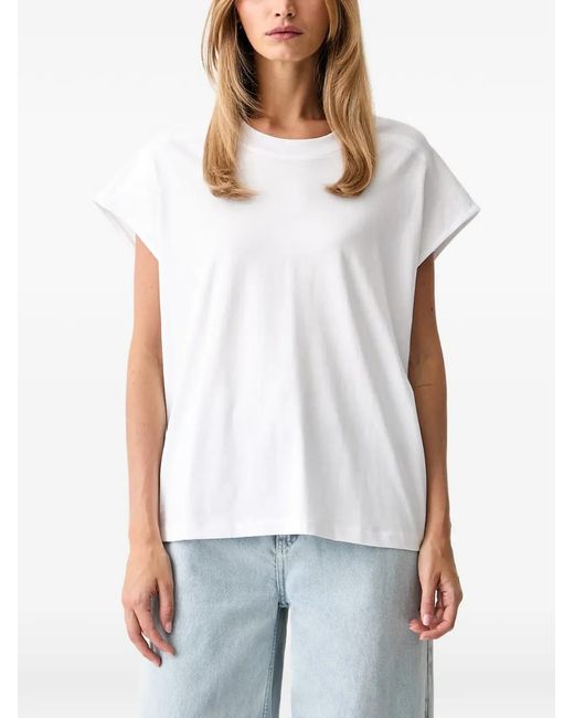 Patrizia Pepe White Fly-Logo T-Shirt