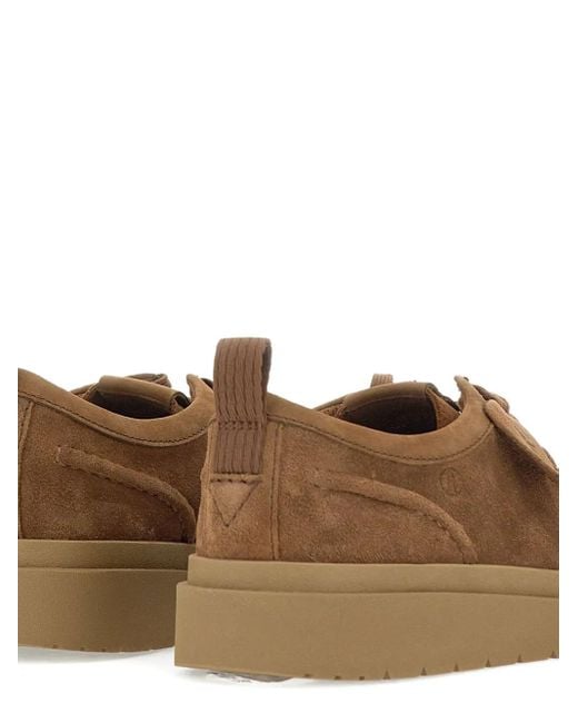 Clarks Brown Polden Moc Shoes for men