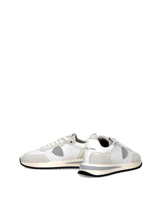 Philippe Model White Tropez 2.1 Triangle-Patch Sneakers for men