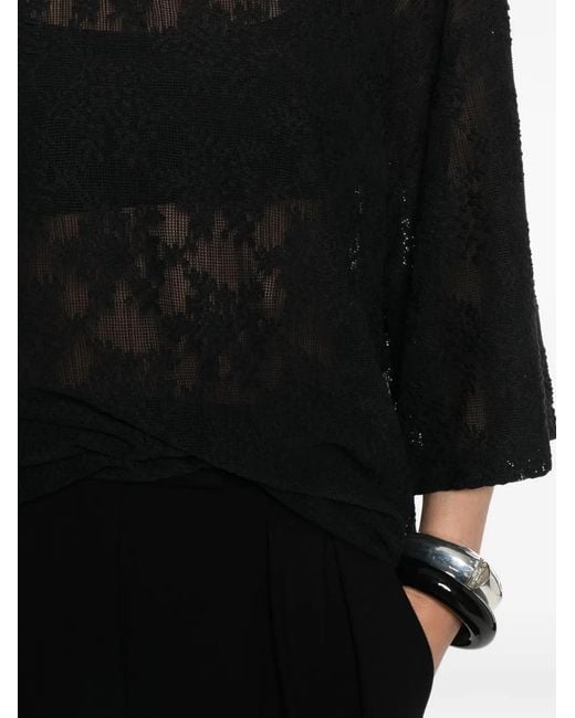 Top De Encaje Imperial de color Black