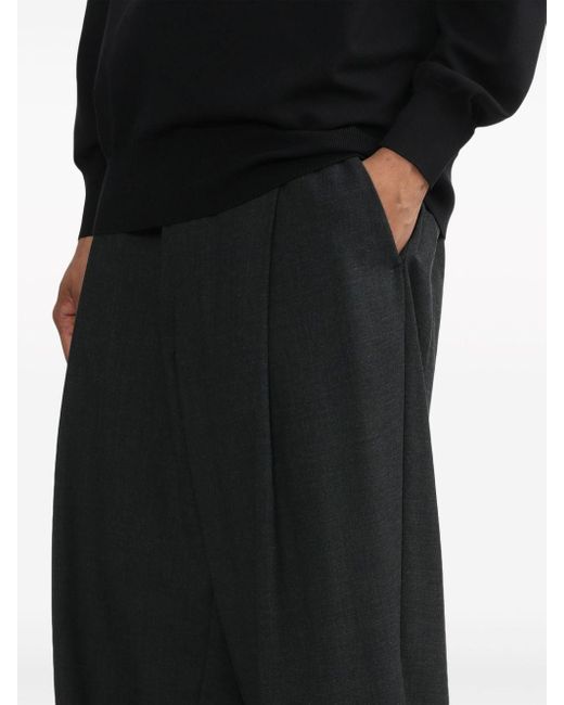 Kolor Black Wide-leg Trousers for men