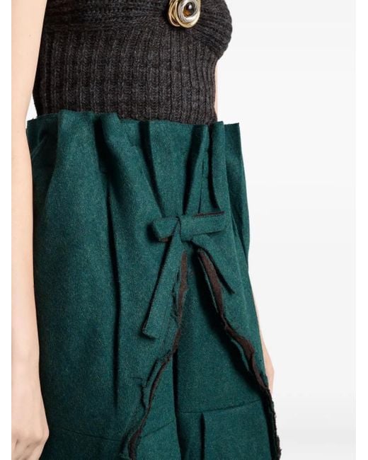 Prada Black Ribbed Bandeau Top