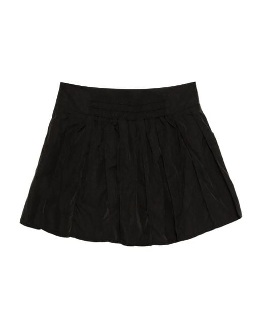 Chocoolate Black Pleated Skirt