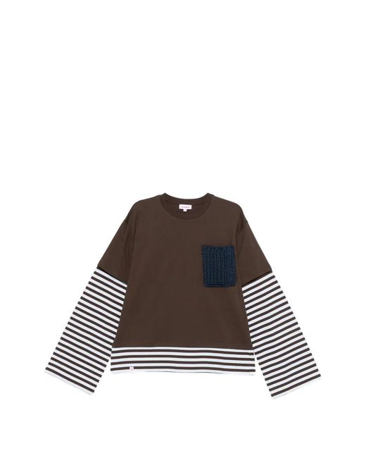 Charles Jeffrey Brown Patch-Pocket T-Shirt