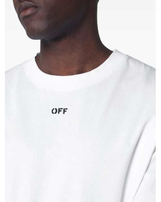 Off-White c/o Virgil Abloh Arrow Skate T-Shirt in White for Men | Lyst