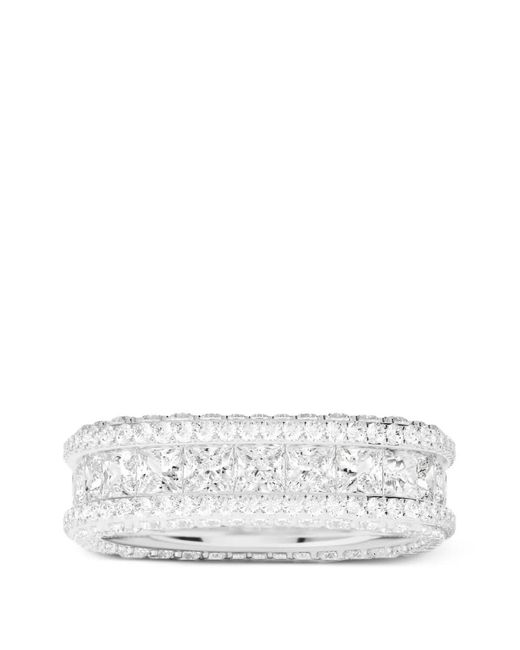 Apm Monaco Monaco Pavé Ring in White für Herren