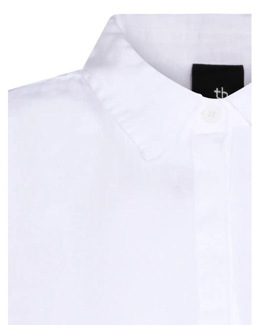 Thom Krom White Buttoned Shirt