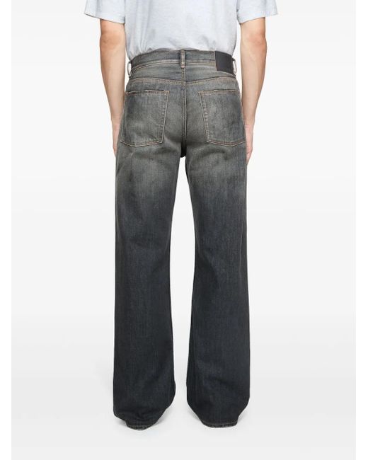 Jean À Coupe Ample Acne pour homme en coloris Gray