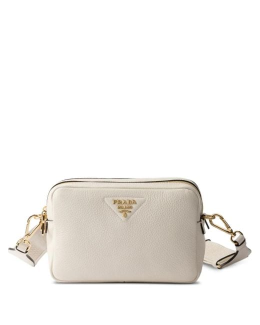 Borsa A Spalla di Prada in Natural