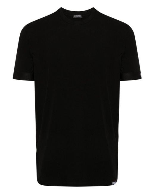Camiseta de pijama Icon DSquared² de hombre de color Black
