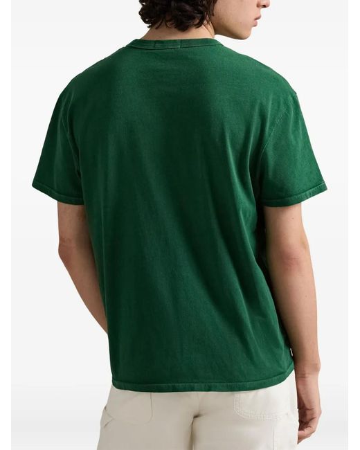Polo Ralph Lauren Green Graphic-Print T-Shirt for men