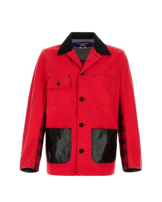 Junya Watanabe Jacke Mit Patches in Red für Herren