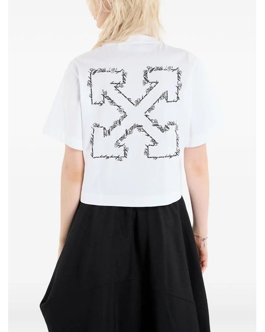 Off-White c/o Virgil Abloh White Arrow-Graphic T-Shirt