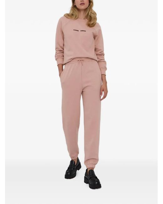Samsøe & Samsøe Pink Drawstring Trousers