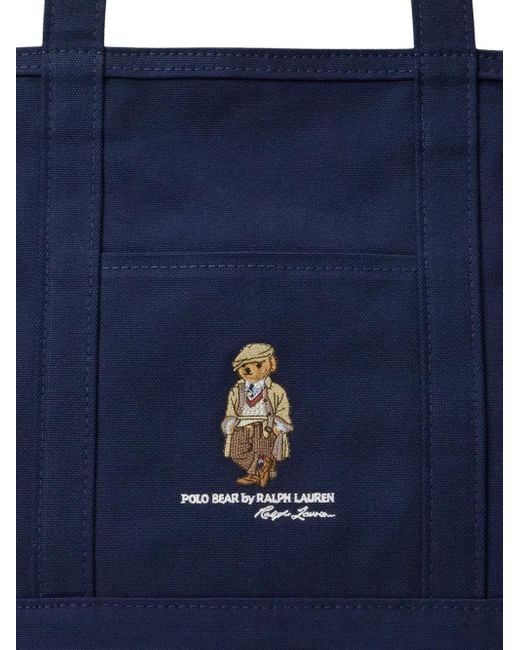 Polo Ralph Lauren Tote Bag mit Polo Bear-Stickerei in Blue für Herren
