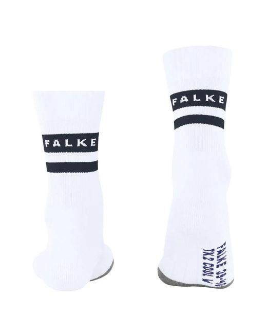 Falke White Tk2 Explore Striped Socks
