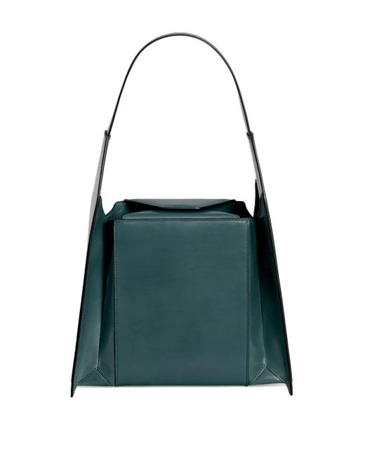 Merryl Tielman Blue Angelo Leather Tote Bag