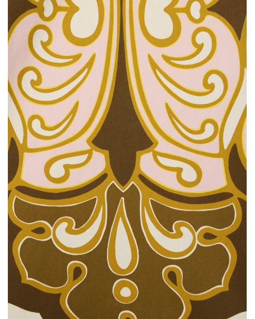 LaDoubleJ Metallic Ruffled Gingerbread Dress