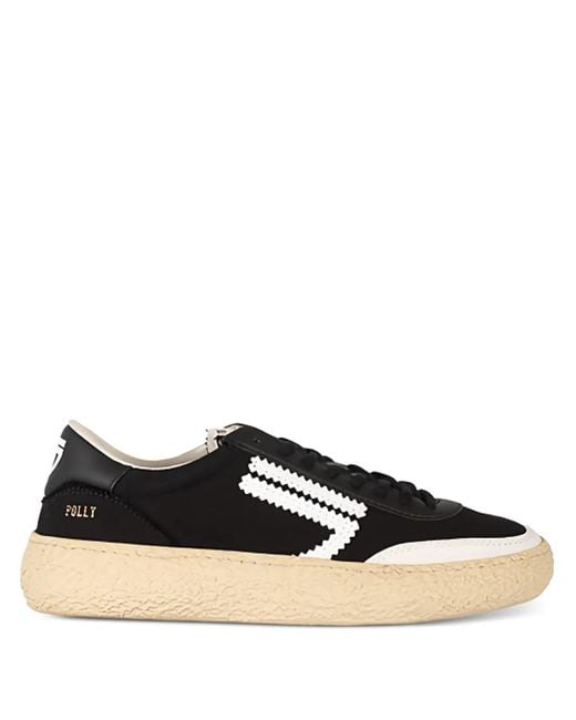 PURAAI Black Polly Low-Top Sneakers