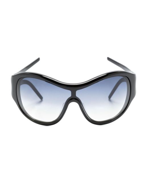 Christopher Esber Blue Uma 98 Wraparound-frame Sunglasses