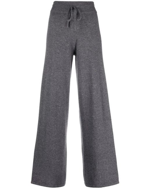 Lisa Yang Gray Hose Aus Kaschmir Mit Hohem Bund