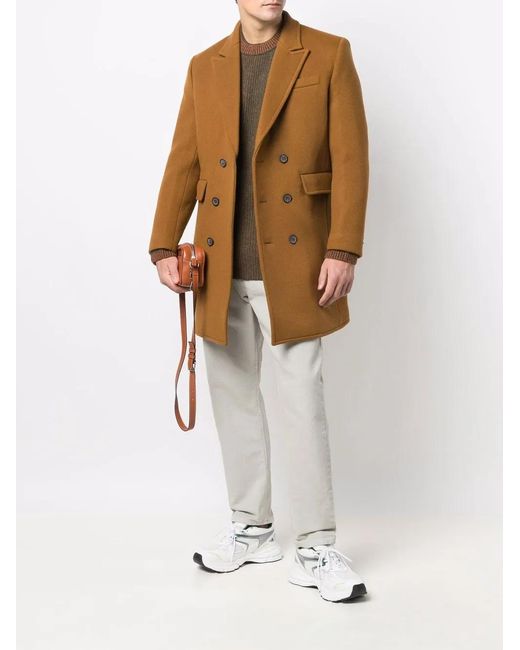 Adererror Brown Double-Breasted Tailored Coat