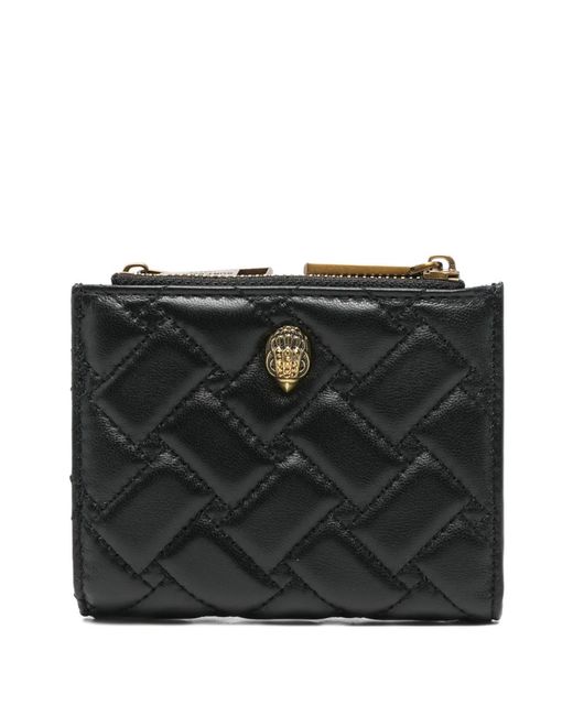 Kurt Geiger Black Mini Quilted Wallet