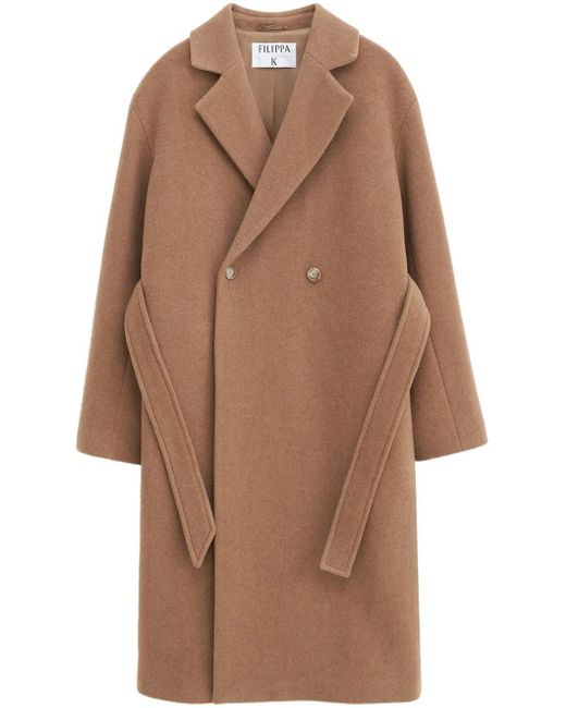 Filippa K ダブルコート Brown