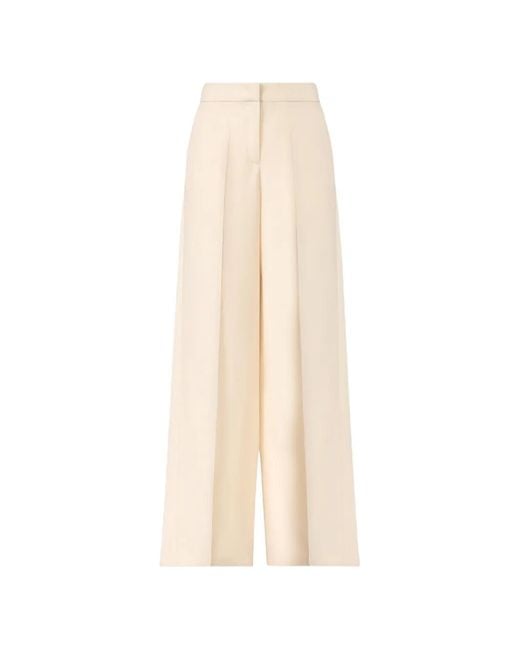 Fabiana Filippi White Pantalon À Fermeture Dissimulée