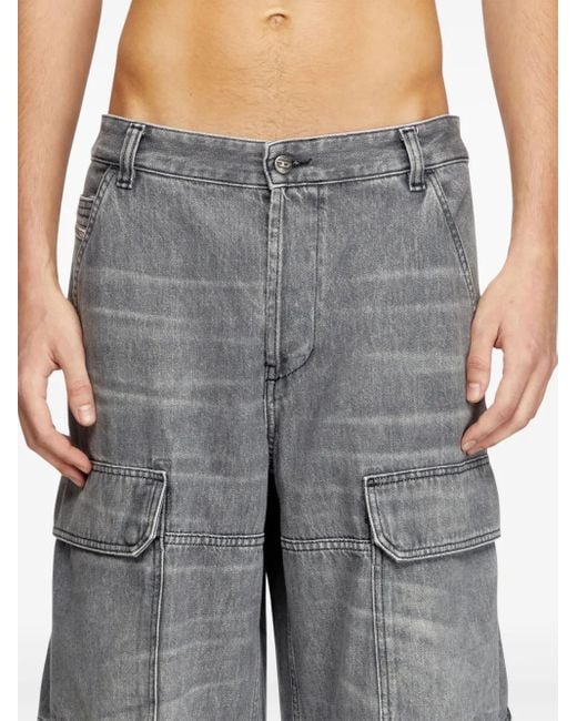 DIESEL Gray D-Touch Jeans for men