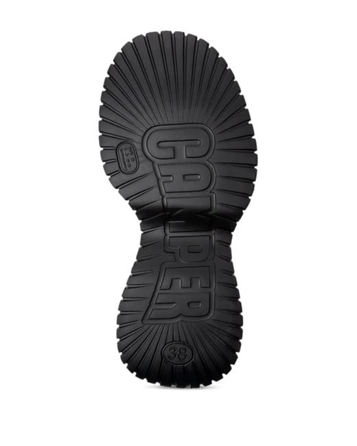 Camper Black Bcn Leather Shoes