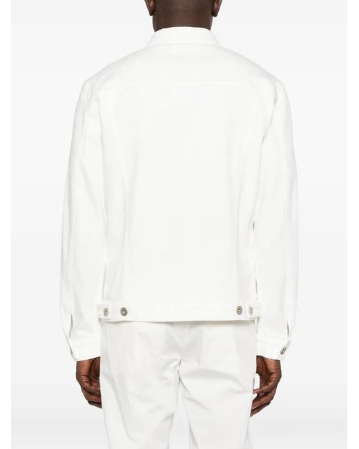 Eleventy Denim Jack in het White voor heren