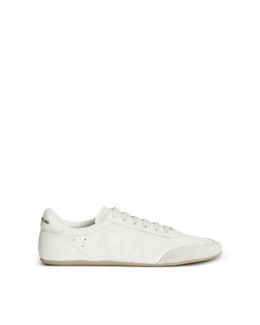 Dolce & Gabbana White Baskets Ginnica Soft En Cuir De Veau for men