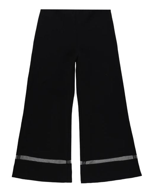 Khaite Black Wallace Flared Trousers
