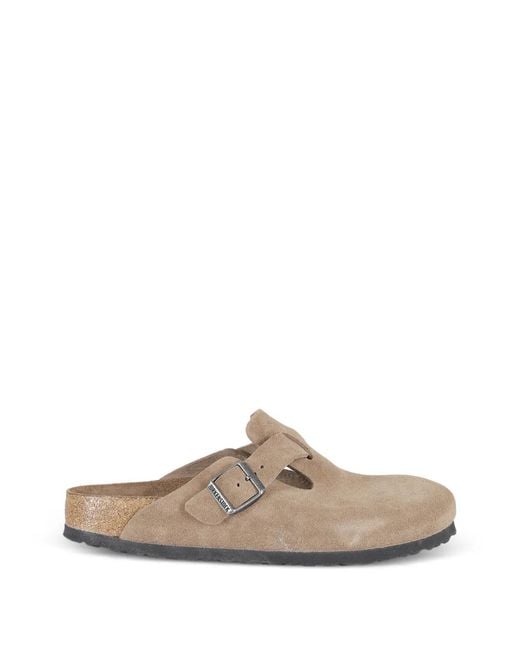 Birkenstock White Boston Mules for men
