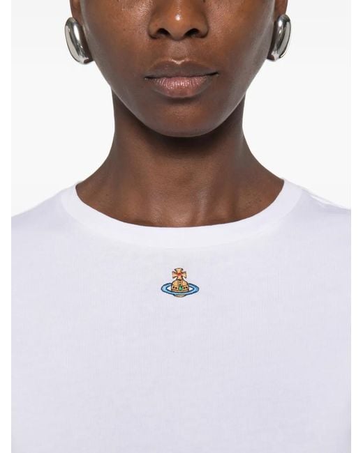 Vivienne Westwood White Orb Peru' T-Shirt