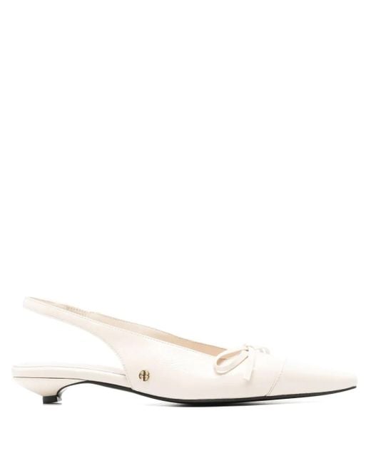 Anine Bing Zoey スリングバック パンプス White