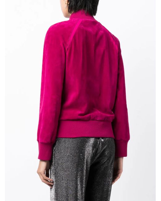 Tom Ford Pink Velvet Track Jacket