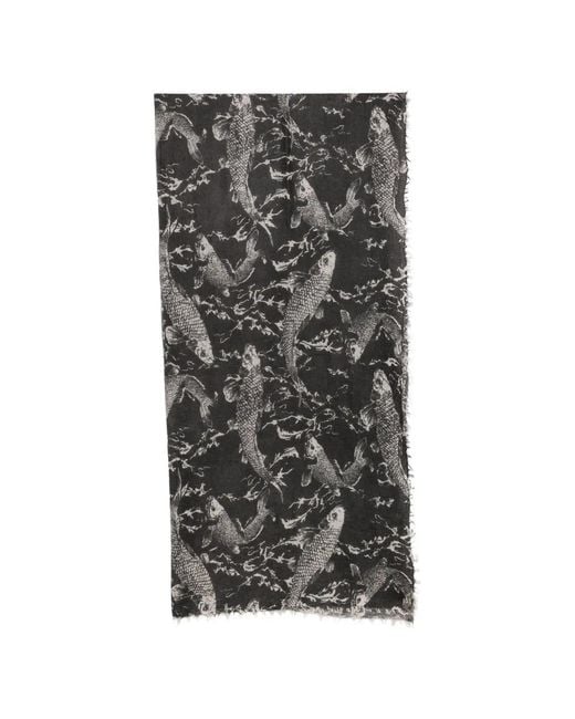 Sciarpa Con Stampa di Mouleta in Gray