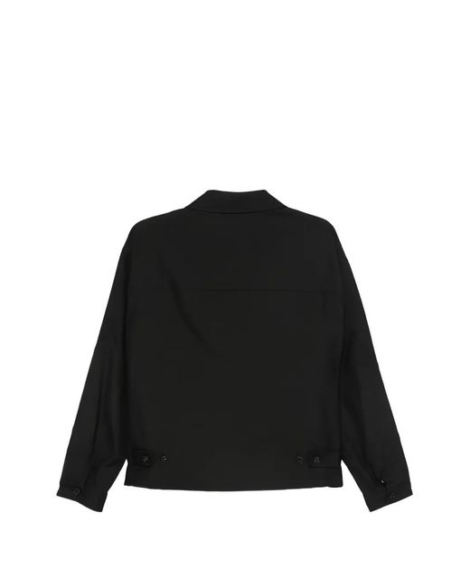 Comme des Garçons Black Zip-Up Flap-Pocket Jacket for men