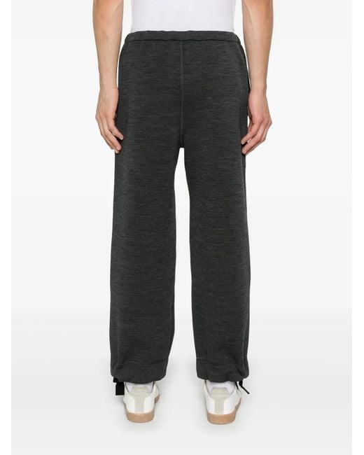 Jil Sander Gray Mélange-Effect Trousers for men