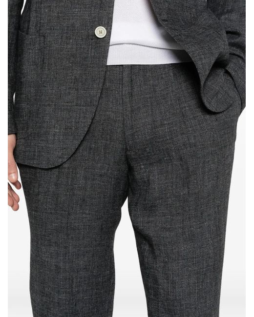 Eleventy Gray Buttoned Soft Suit for men